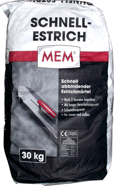 30Kg MEM Schnell-Estrich Heizestrich