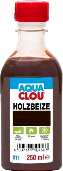 250ml Clou Aqua Beize mahagoni