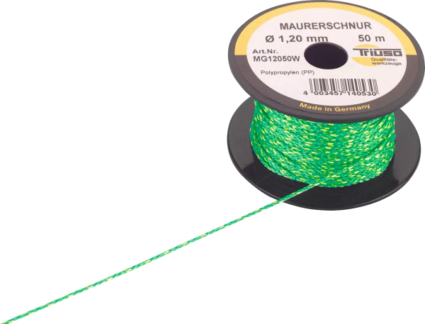50m Profi-Maurerschnur 2mm grün