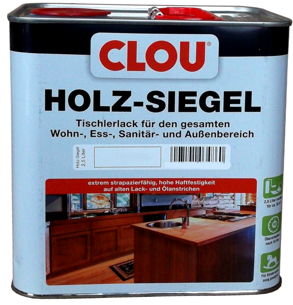 2,5L Clou EL Holz-Siegel glänzend