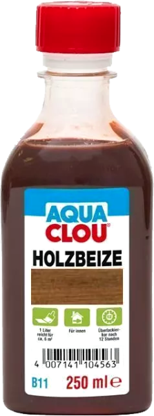 250ml Clou Aqua Beize nussbaum
