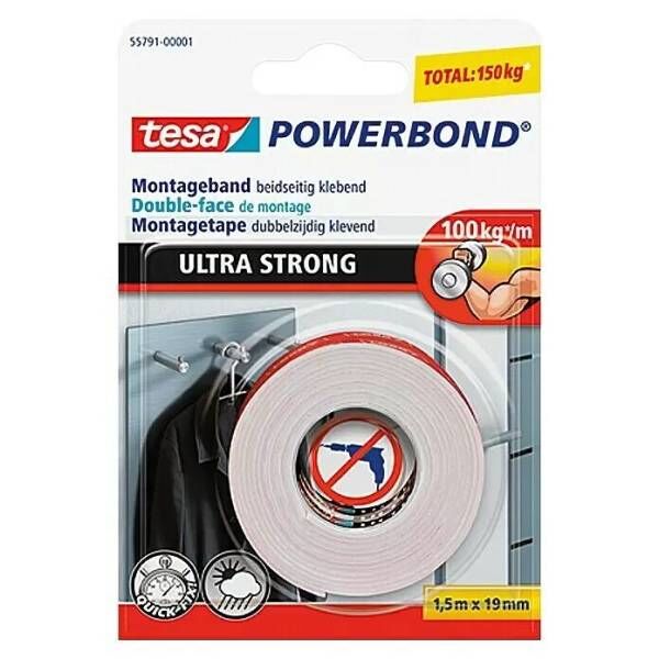 tesa Powerbond® Montageband Ultra Strong 1,5 x19mm