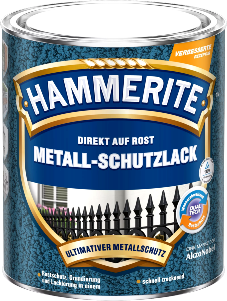 250ml Hammerite Msl Hammerschlag schwarz