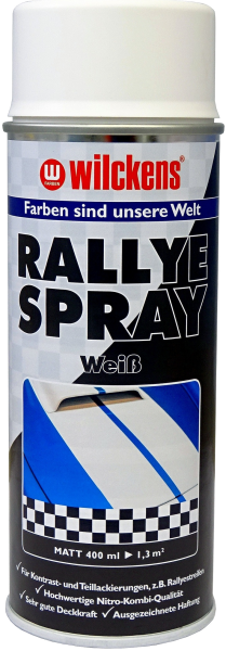 400ml Wilckens Rallye-Spray weiß matt