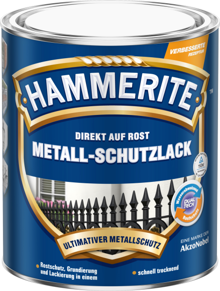 250ml Hammerite Msl glänzend schwarz