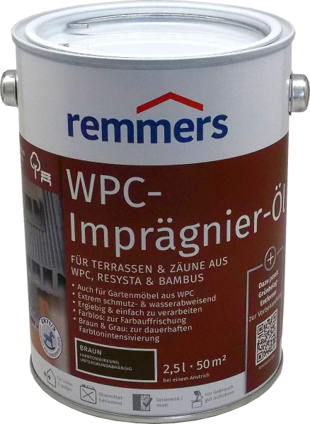 2,5 L Remmers WPC-Imprägnier-Öl Braun